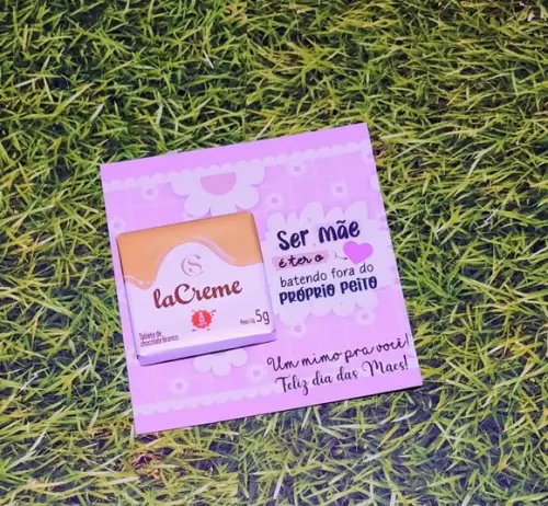 Card com Chocolatinho Cacau Show 5g- Dia das Mães