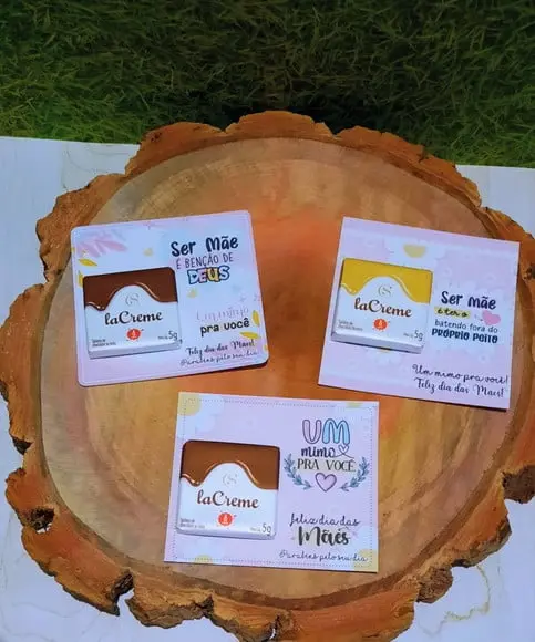 Card com Chocolatinho Cacau Show 5g- Dia das Mães