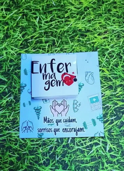 Card com Chocolatinho Cacau Show 5g- Enfermagem