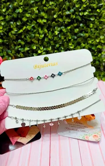 Card com Colar - Dia da Mulher