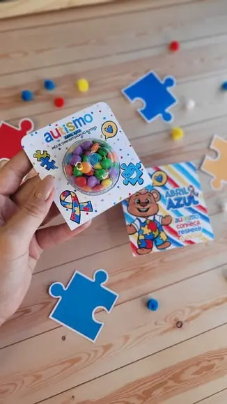 Card com Coloreti (chocolate)- Autismo