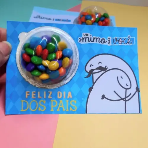 Card com Coloreti (chocolatinho)- Dia dos Pais