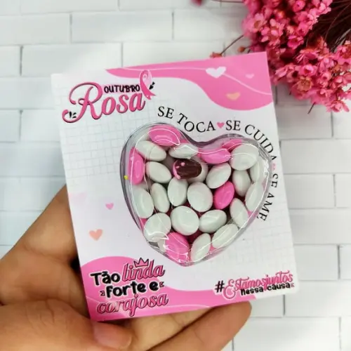 Card com Coloreti (docinho)- Outubro Rosa