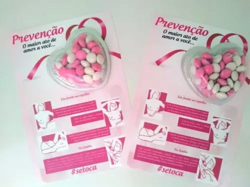 Card com Coloreti (docinho)- Outubro Rosa