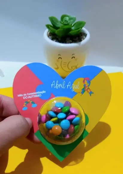 Card com Coloreti (docinhos)- Abril Azul