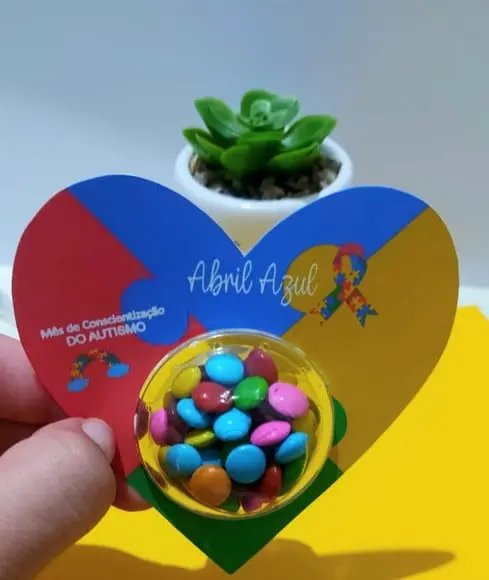 Card com Coloreti (docinhos)- Abril Azul