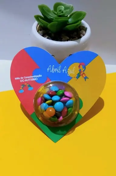 Card com Coloreti (docinhos)- Abril Azul