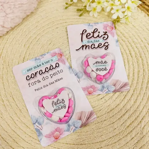 Card com Coloreti (docinhos)- Dia das Mães