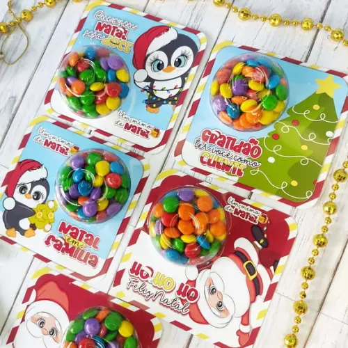 Card com Coloreti (docinhos)- Natal
