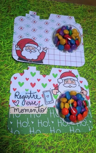 Card com Coloreti (docinhos)- Natal