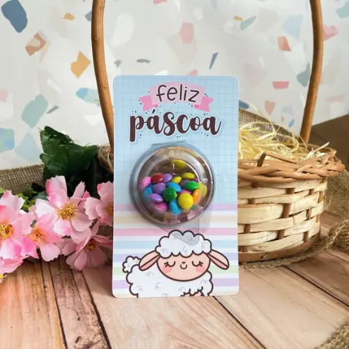 Card com Coloreti (docinhos)- Páscoa