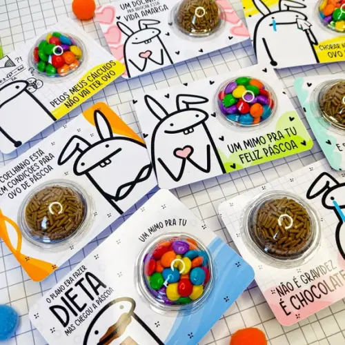 Card com Coloreti (docinhos)- Páscoa