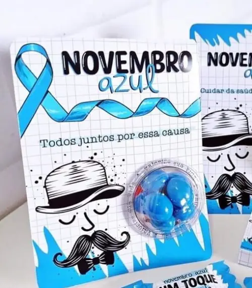 Card com Coloreti- Novembro Azul
