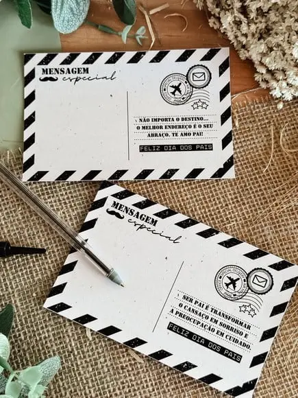 Card com Cortador de Unha- Dia dos Pais