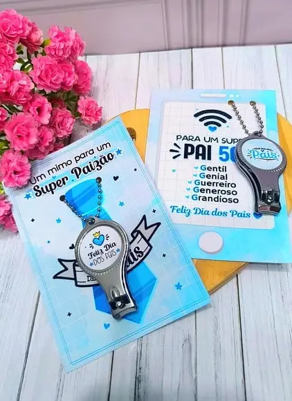 Card com Cortador de Unha- Dia dos Pais
