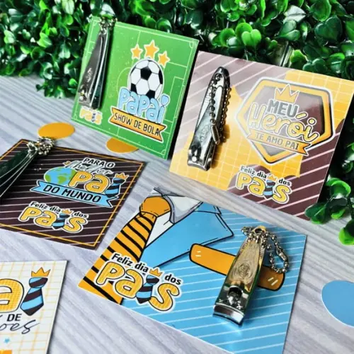 Card com Cortador de Unha- Dia dos Pais