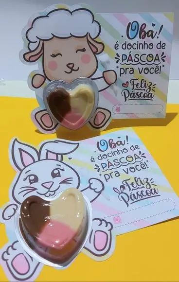 Card com Docinho- Páscoa