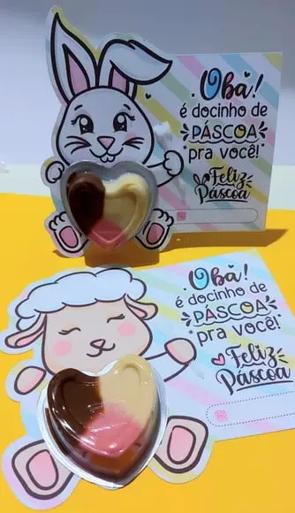 Card com Docinho- Páscoa