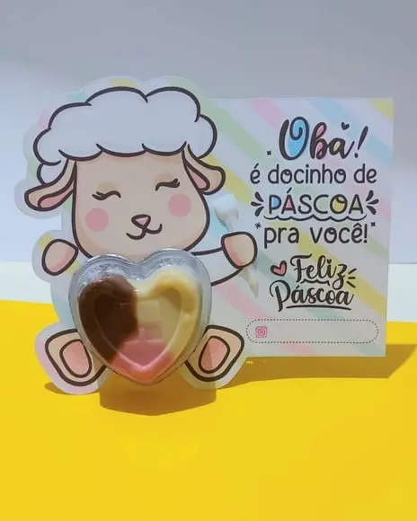 Card com Docinho- Páscoa