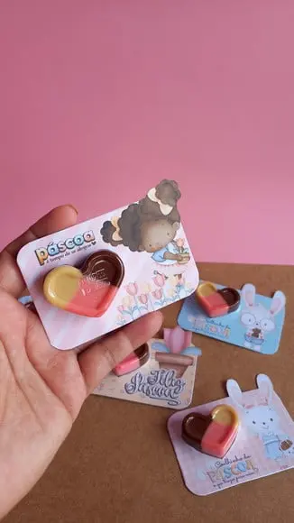 Card com Docinho- Páscoa