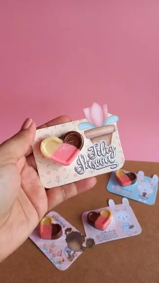 Card com Docinho- Páscoa