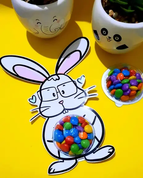 Card com Docinho- Páscoa