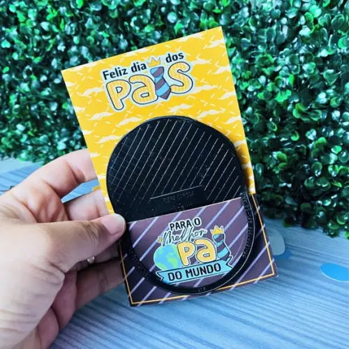 Card com Escovinha de Bolso- Dia dos Pais