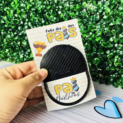 Card com Escovinha de Bolso- Dia dos Pais