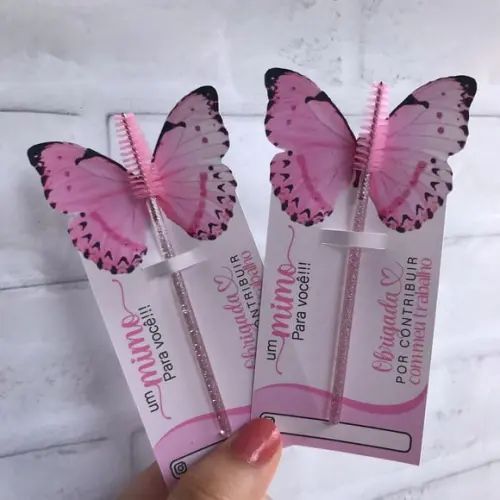 Card com Escovinha ou Mini Lixa- Mimo Cliente