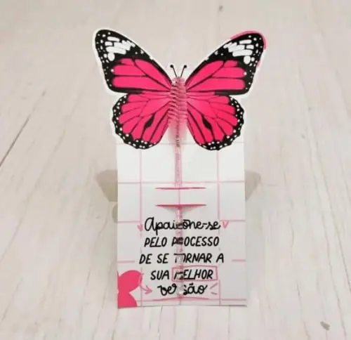 Card com Escovinha- Dia da Mulher