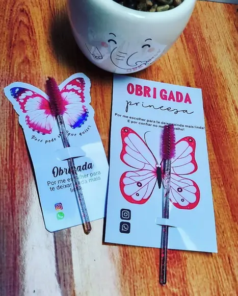 Card com escovinha- Mimo cliente