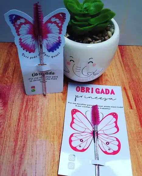 Card com escovinha- Mimo cliente