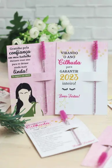 Card com Escovinha- Mimo de Natal