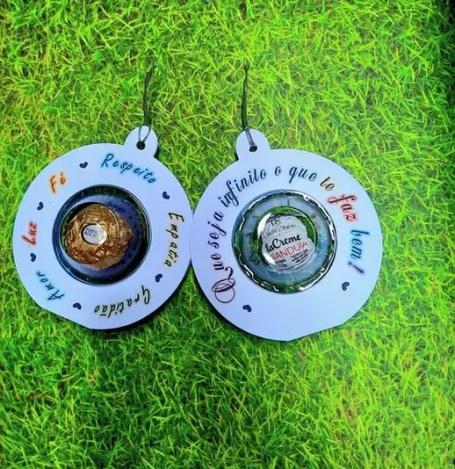 Card com Ferrero Rocher ou Trufa Cacau Show- Mimo