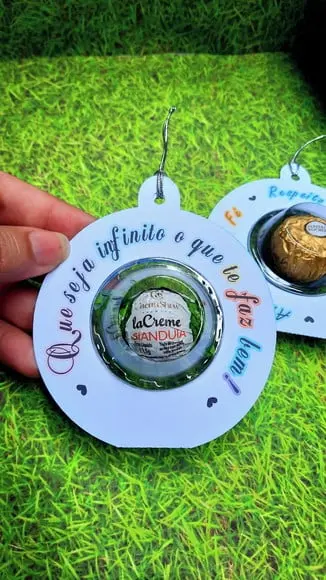 Card com Ferrero Rocher ou Trufa Cacau Show- Mimo