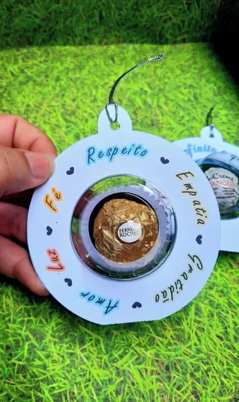 Card com Ferrero Rocher ou Trufa Cacau Show- Mimo