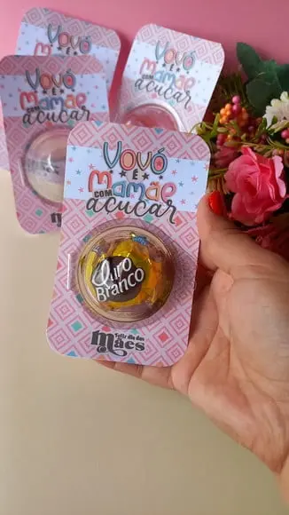 Card com Ferrero Rocher- Dia das Mães