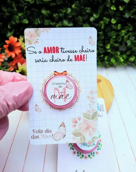 Card com Hidratante para as Mãos- Dia das Mães