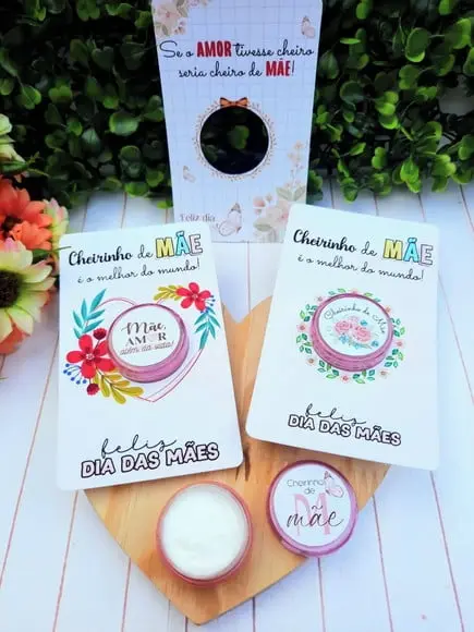 Card com Hidratante para as Mãos- Dia das Mães