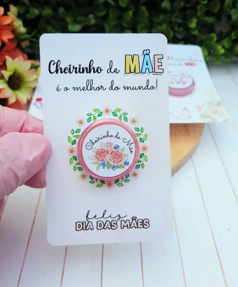 Card com Hidratante para as Mãos- Dia das Mães
