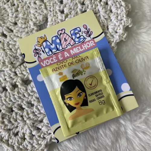Card com Máscara Facial- Dia das Mães