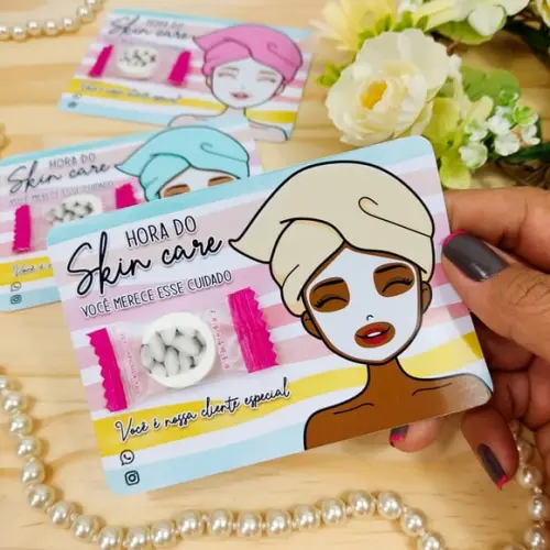 Card com Máscara Facial- Mimo Cliente