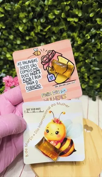 Card com Melzinho- Dia da Mulher