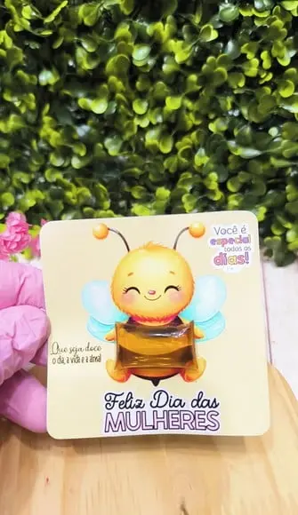 Card com Melzinho- Dia da Mulher
