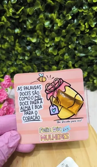 Card com Melzinho- Dia da Mulher