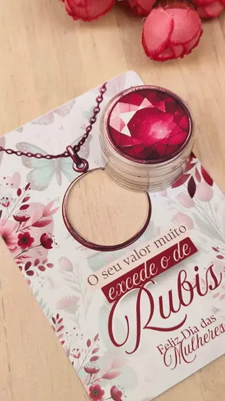 Card com Mini Hidratante- Dia da Mulher