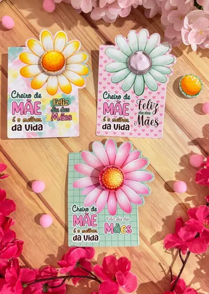 Card com Mini Hidratante- Dia das Mães