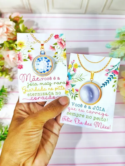 Card com Mini Hidratante- Dia das Mães