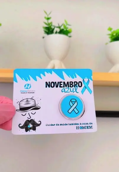 Card com Mini Loção Pós Barba- Novembro Azul
