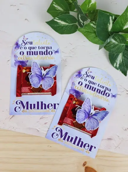Card com Mini Talento- Dia da Mulher